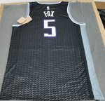 NBA 5 Fox Sacramento Kings statement Maillot noir